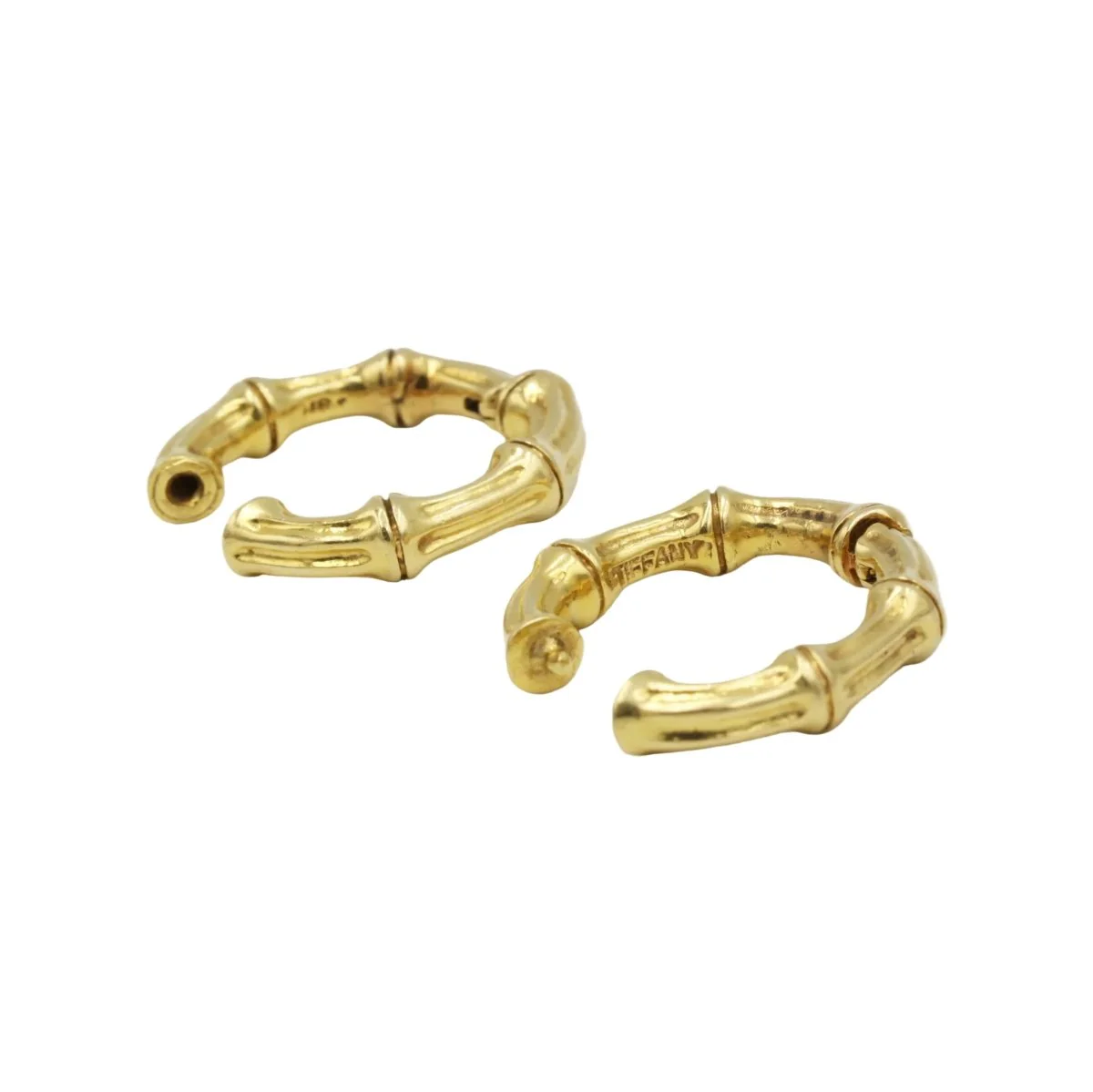 Cufflinks TIFFANY & CO. "Bamboo" in yellow gold - Image 2