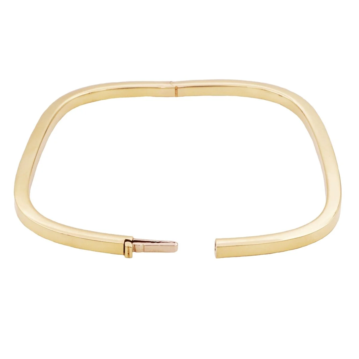 Yellow gold bangle bracelet - Image 3