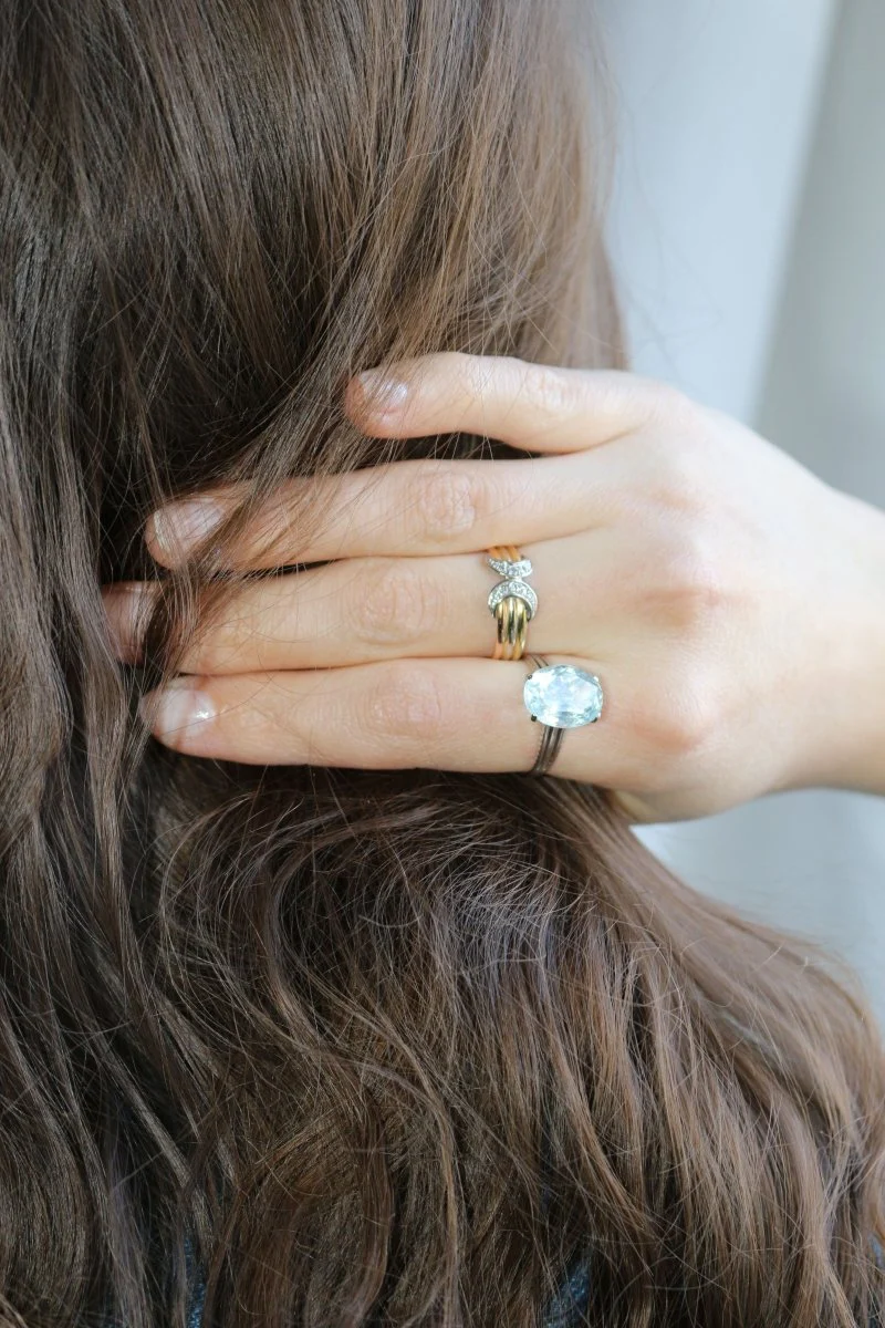 White Gold Aquamarine Ring 4.66cts - Image 12