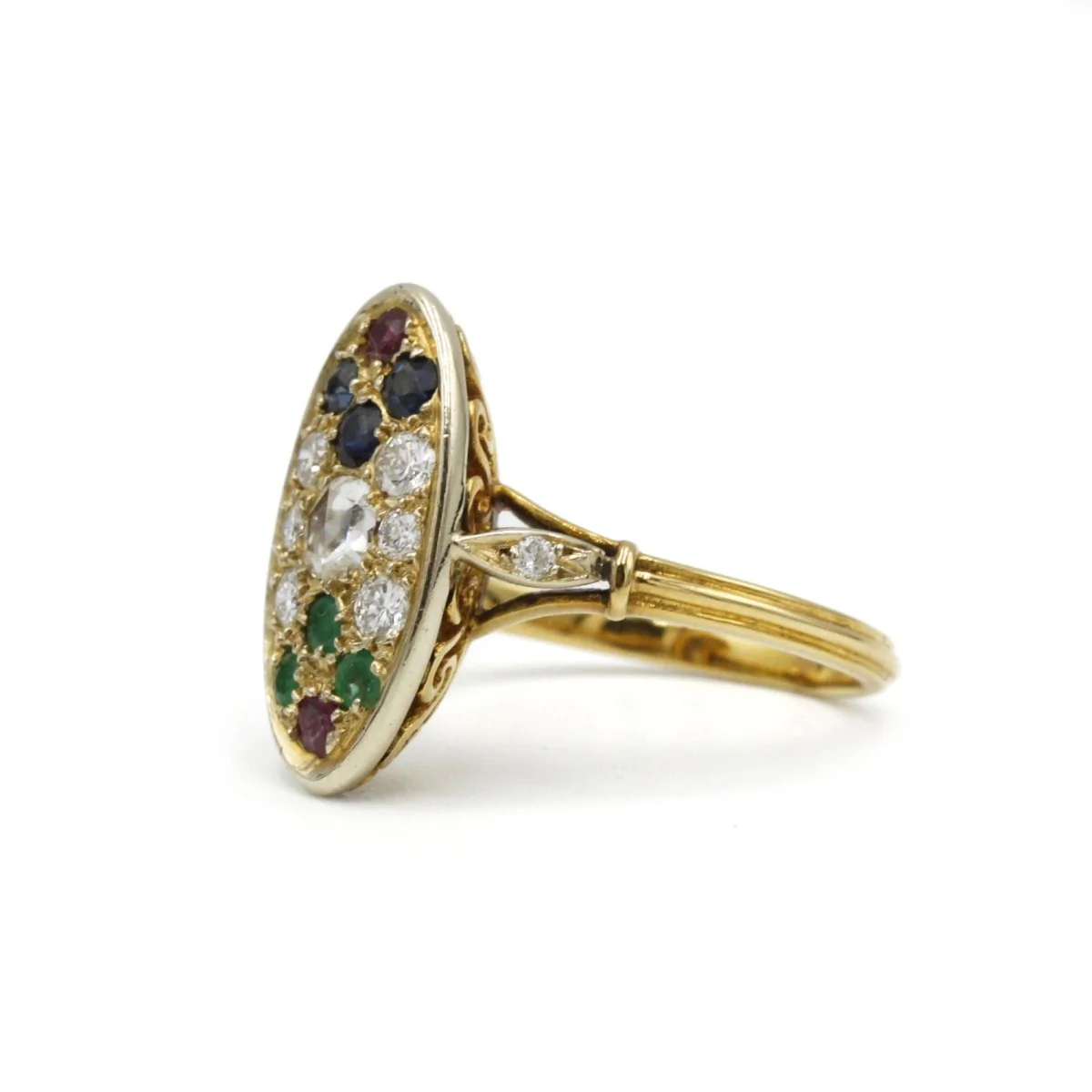 Ring - Now, diamonds, emeralds, sapphires and rubies. - Image 3