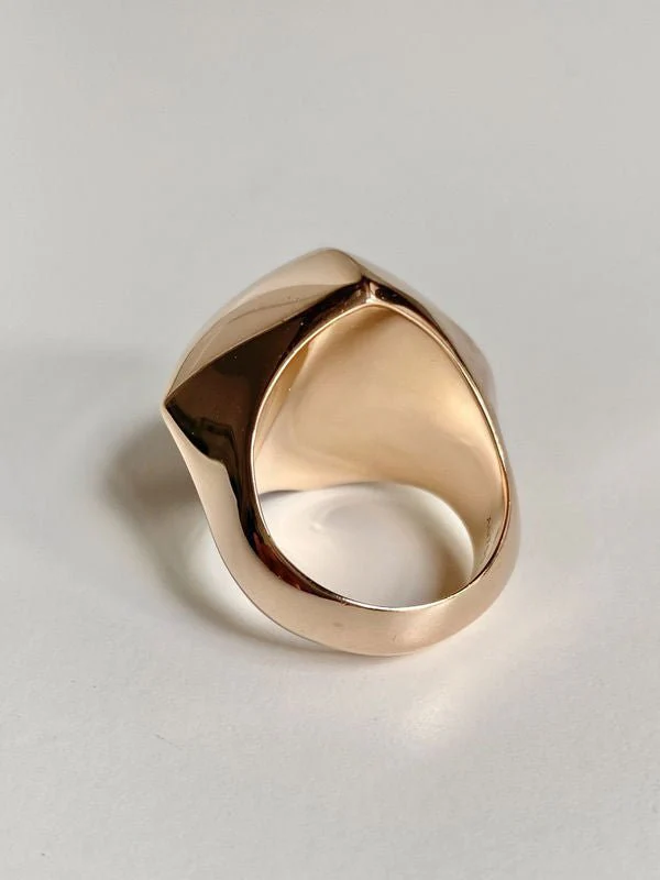 Ring HERMÈS " domeNecklace de Chien Rock" in rose gold - Image 4