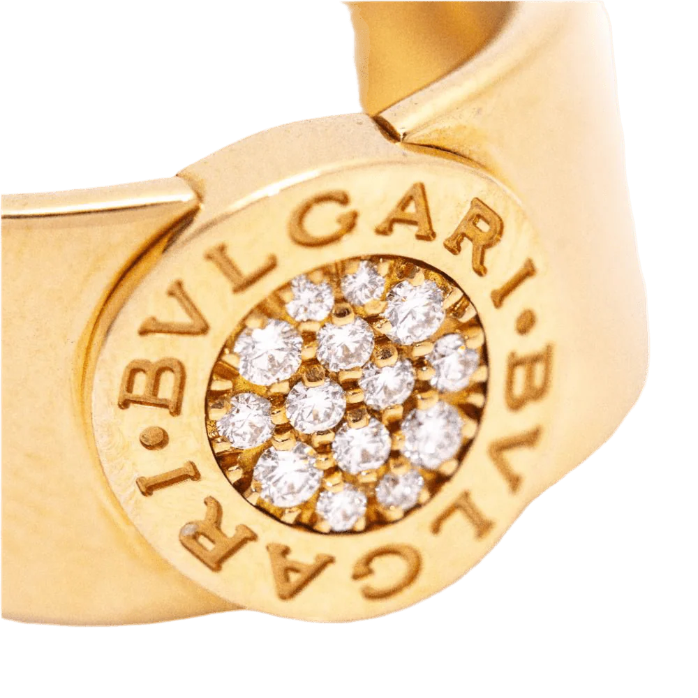 Ring BVLGARI "BVLGARI" in rose gold and diamonds - Image 5
