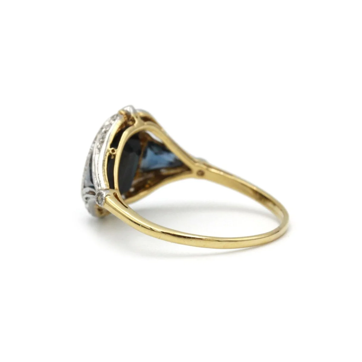 Ring - Gold, sapphires and diamonds - Image 4