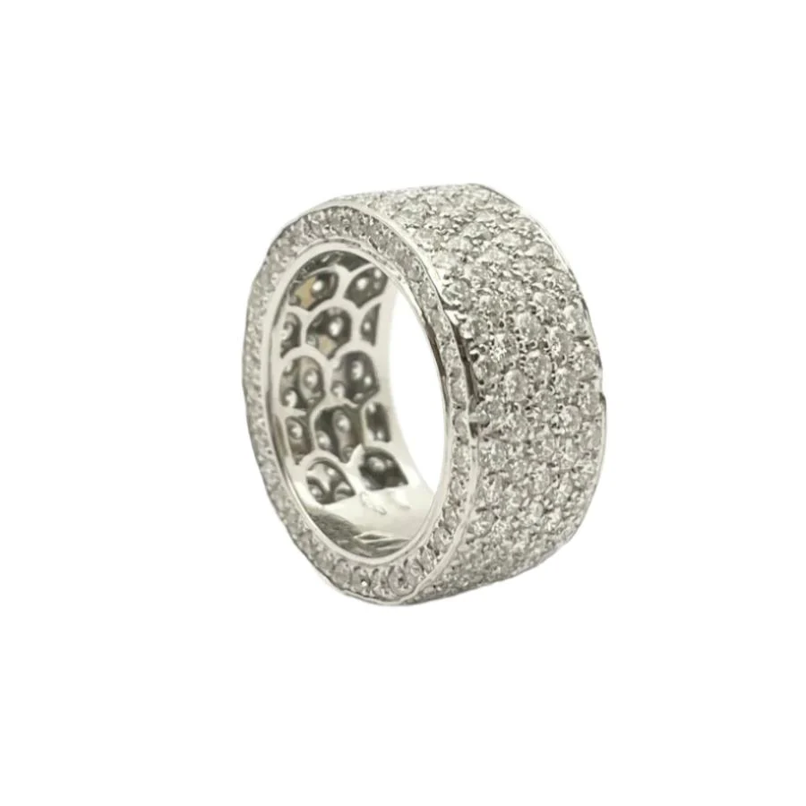 Anello oro 18KT con diamanti naturali ct 6.50 scritta BAROZZI - Image 4