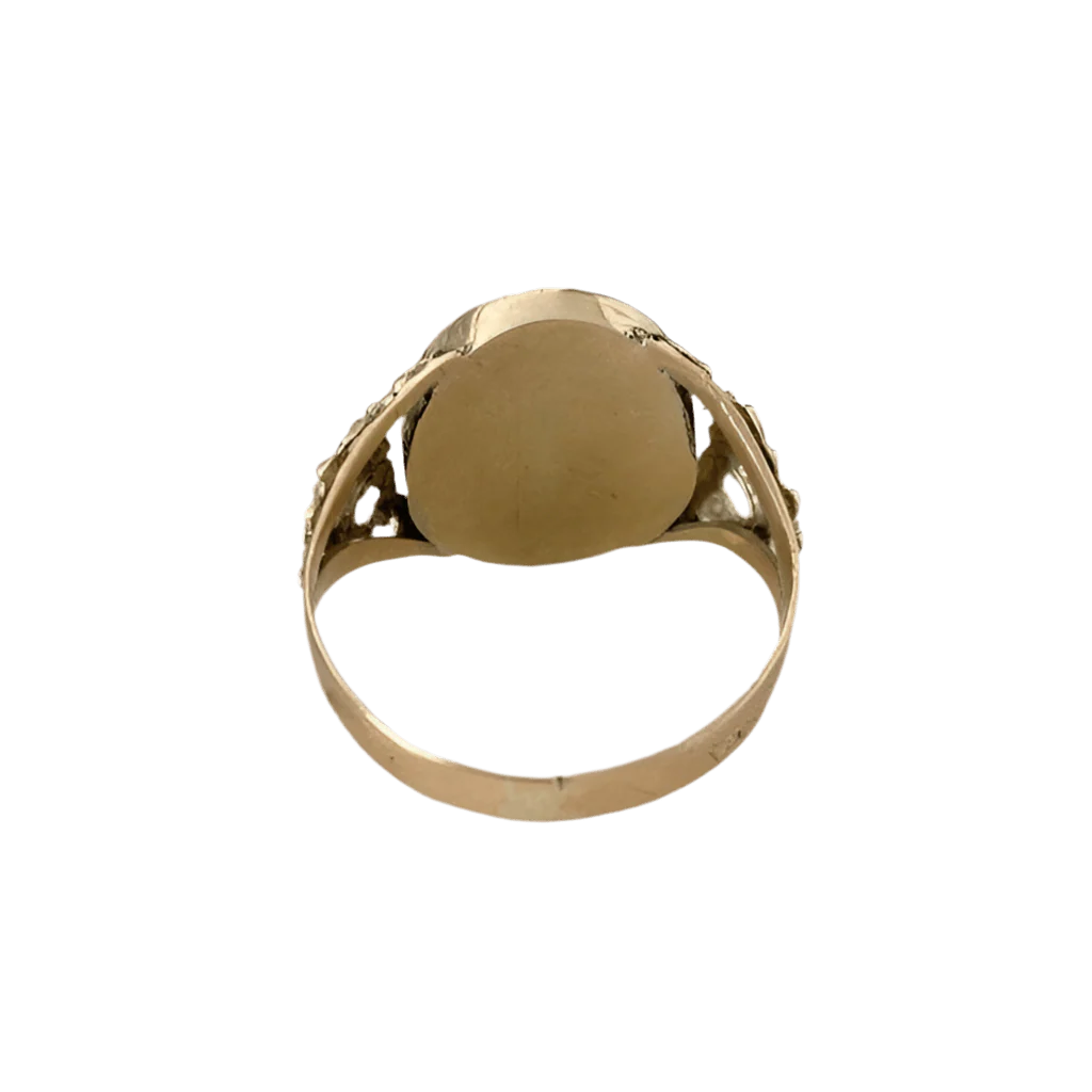 Ring at yellow gold and enamel - Image 4