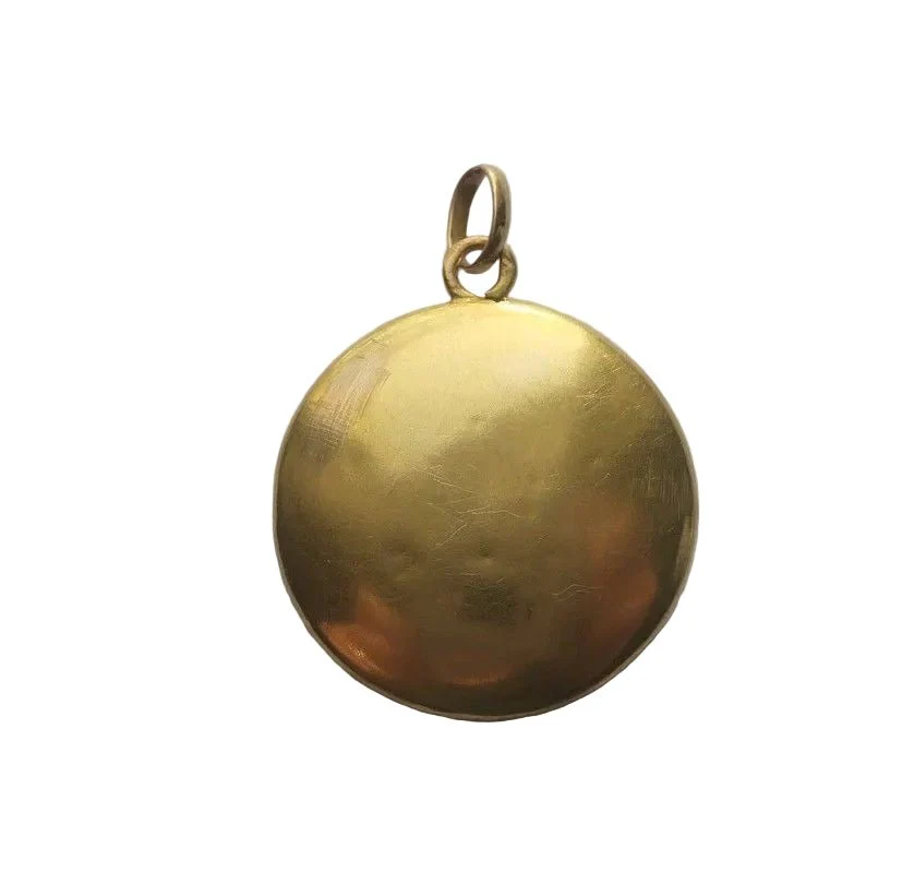 Antique lucky holly pendant Rose gold - Image 2