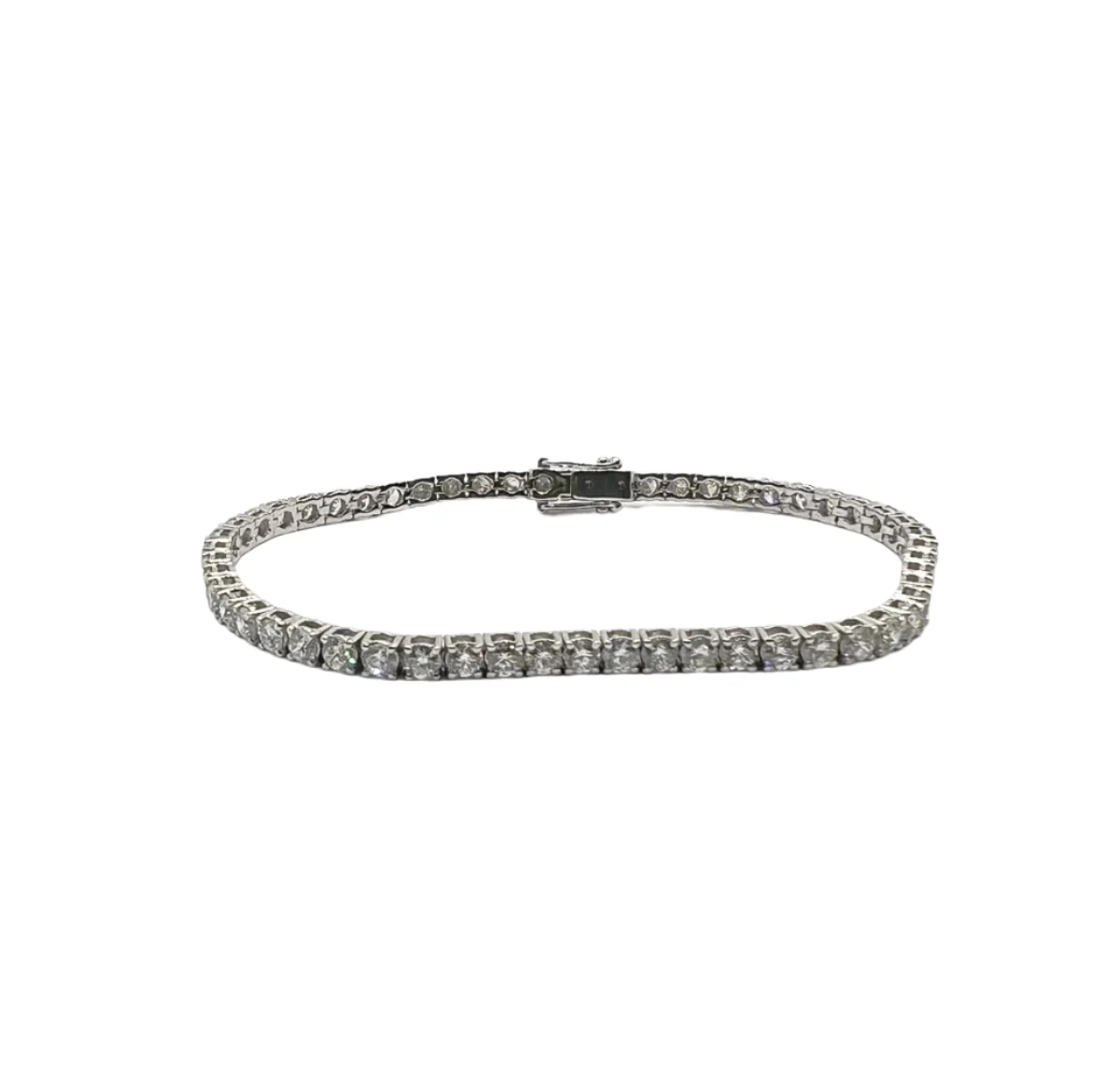 Bracelet Line in white gold and diamonds