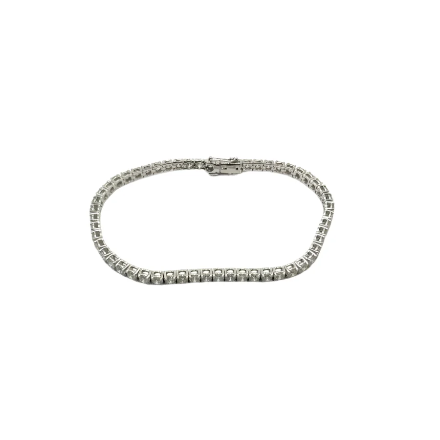 Bracelet Line in white gold and diamonds - Image 2
