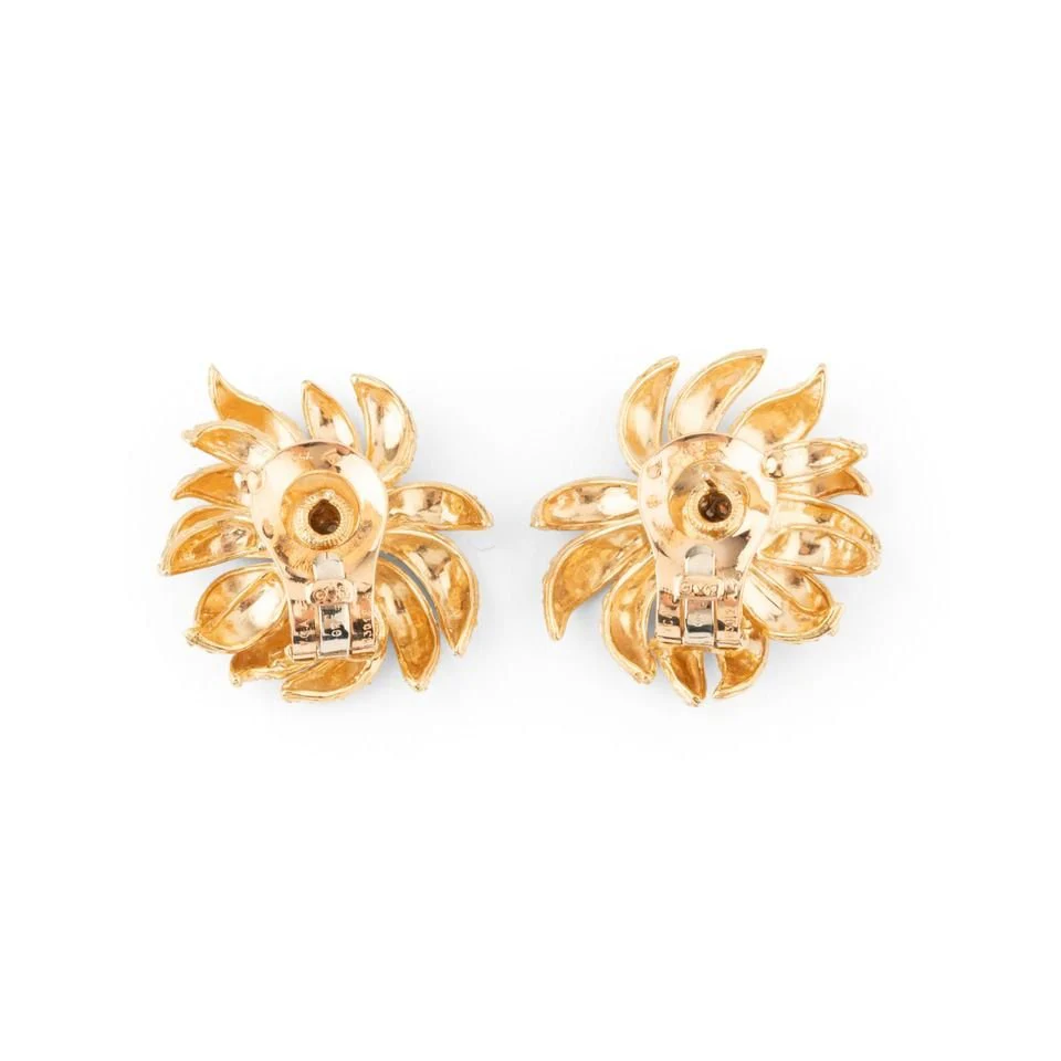 VAN CLEEF & ARPELS earrings in yellow gold and diamonds - Image 3