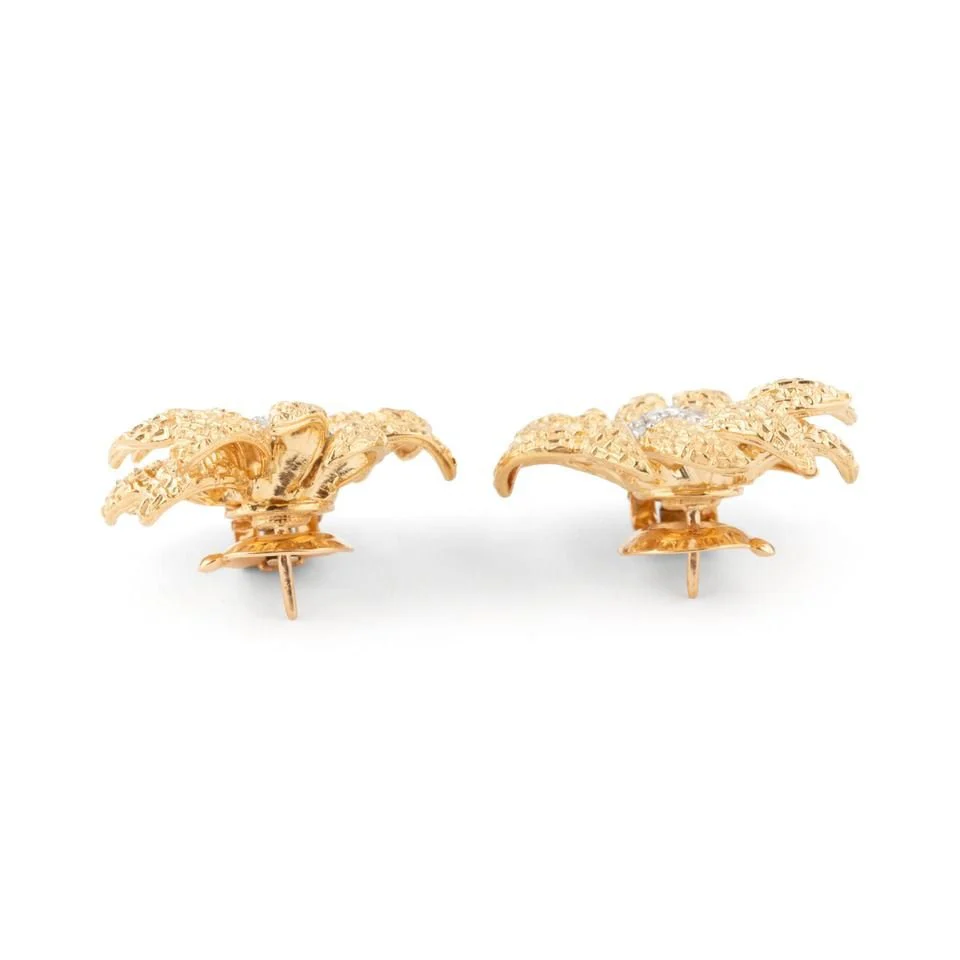 VAN CLEEF & ARPELS earrings in yellow gold and diamonds - Image 4