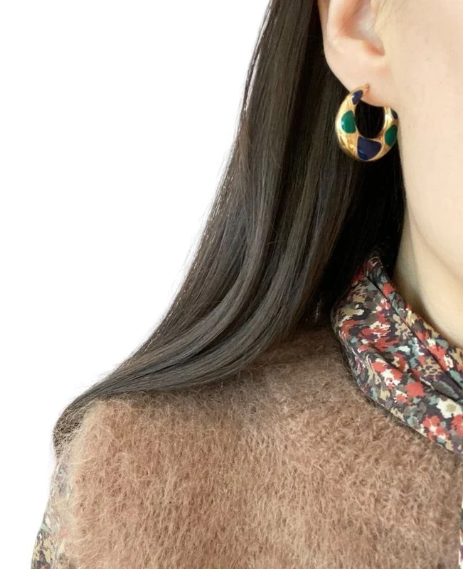 Creole earrings, in 18k yellow gold - Image 5