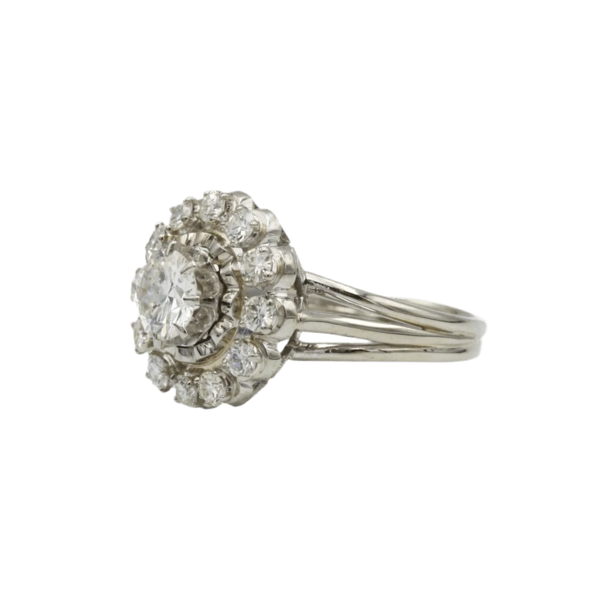 Ring - Gold and diamonds - Image 2