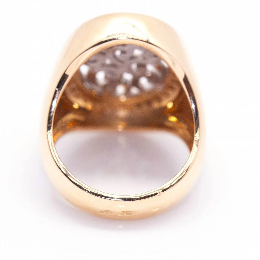 Ring SIGNAL in white gold, rose gold and diamonds - Image 2