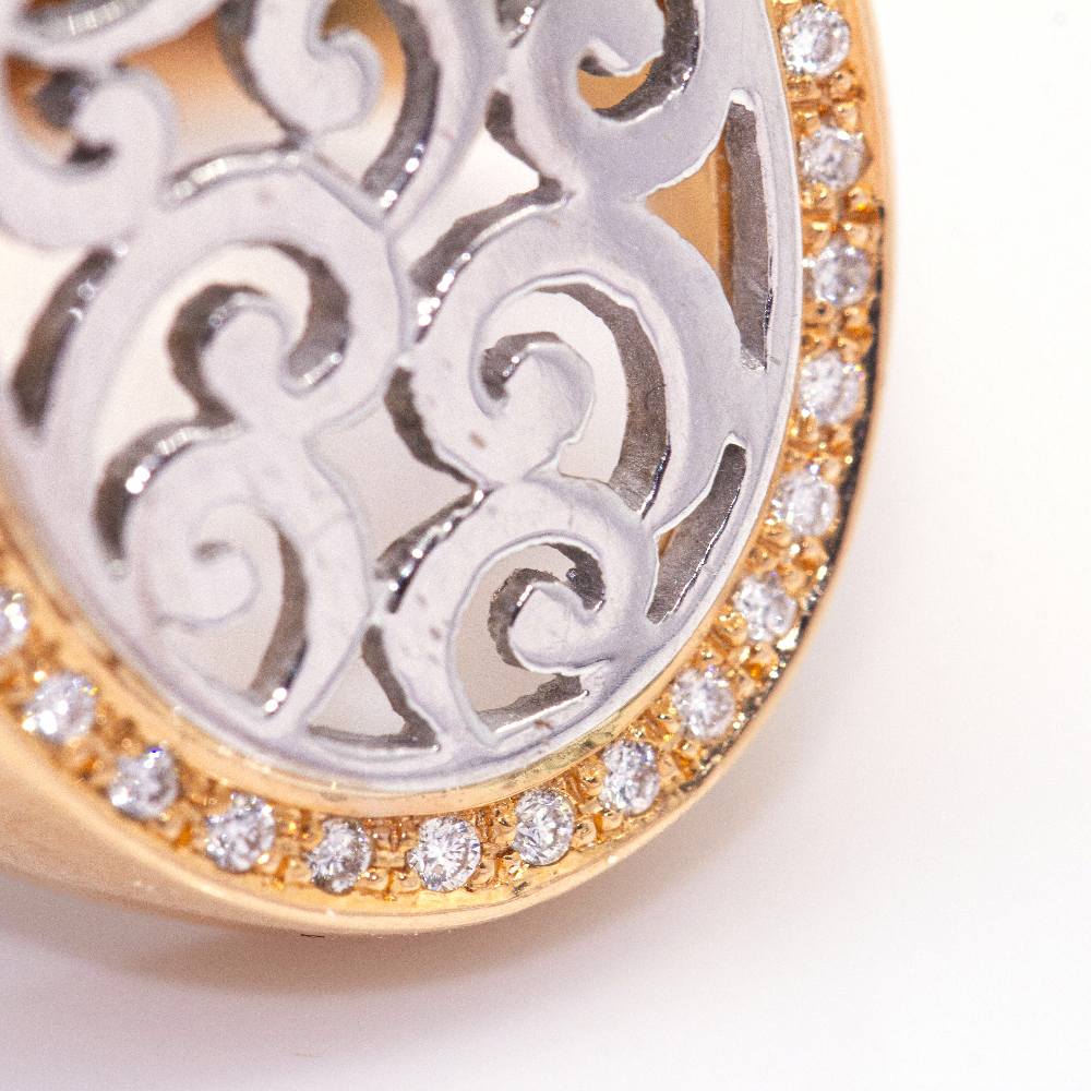 Ring SIGNAL in white gold, rose gold and diamonds - Image 6