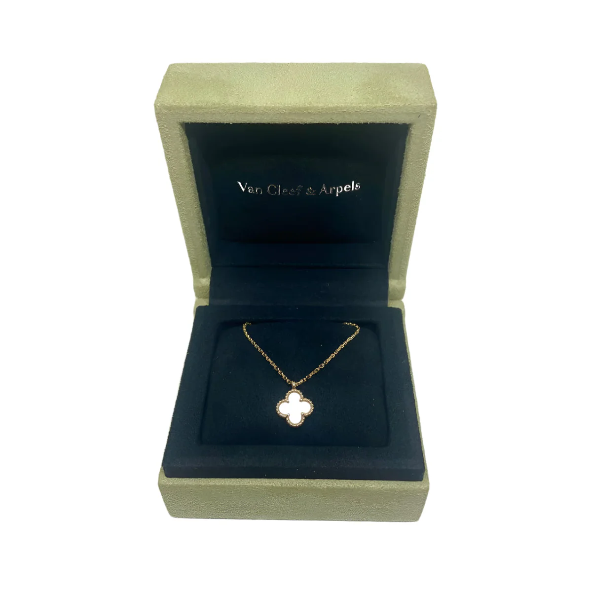 Necklace VAN CLEEF & ARPELS "Sweet Alhambra" in yellow gold and mother-of-pearl