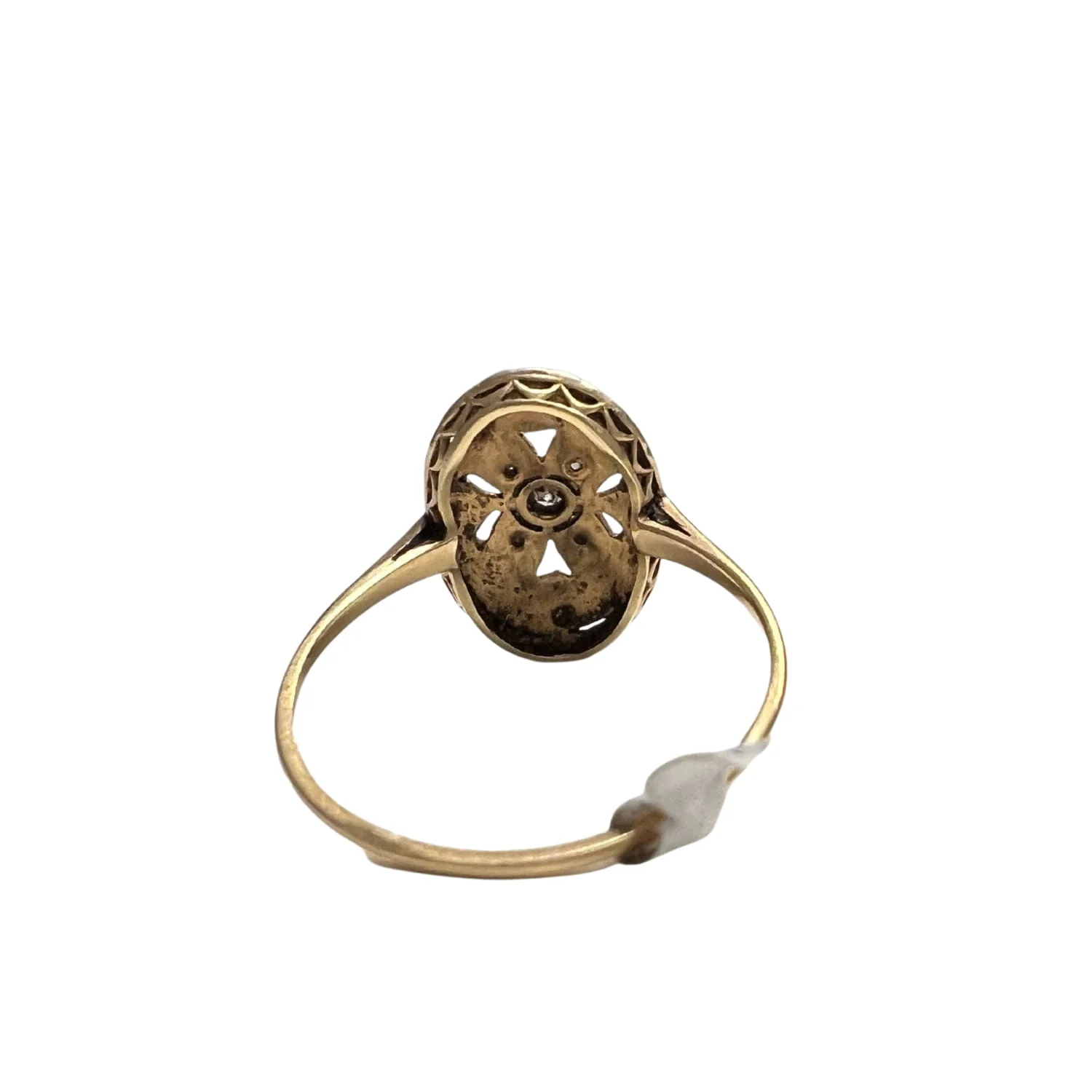 SORTIJA OF PLATINO and GOLD 18 kts ART DECO AÑOS 1930-35 with DIAMONDS - Image 4