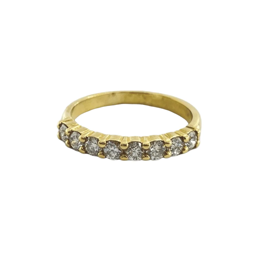 Ring Alliance in yellow gold and diamonds