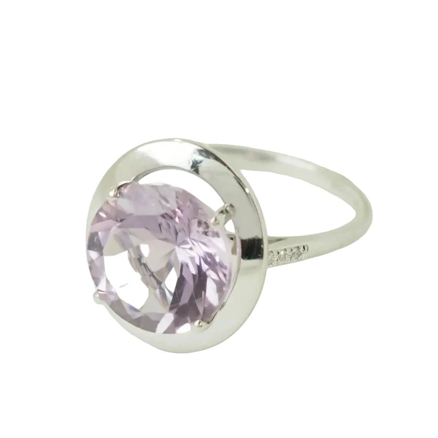 Ring Mauboussin "Vraiment jolie mon amour" in white gold, Amethyst and diamonds - Image 3