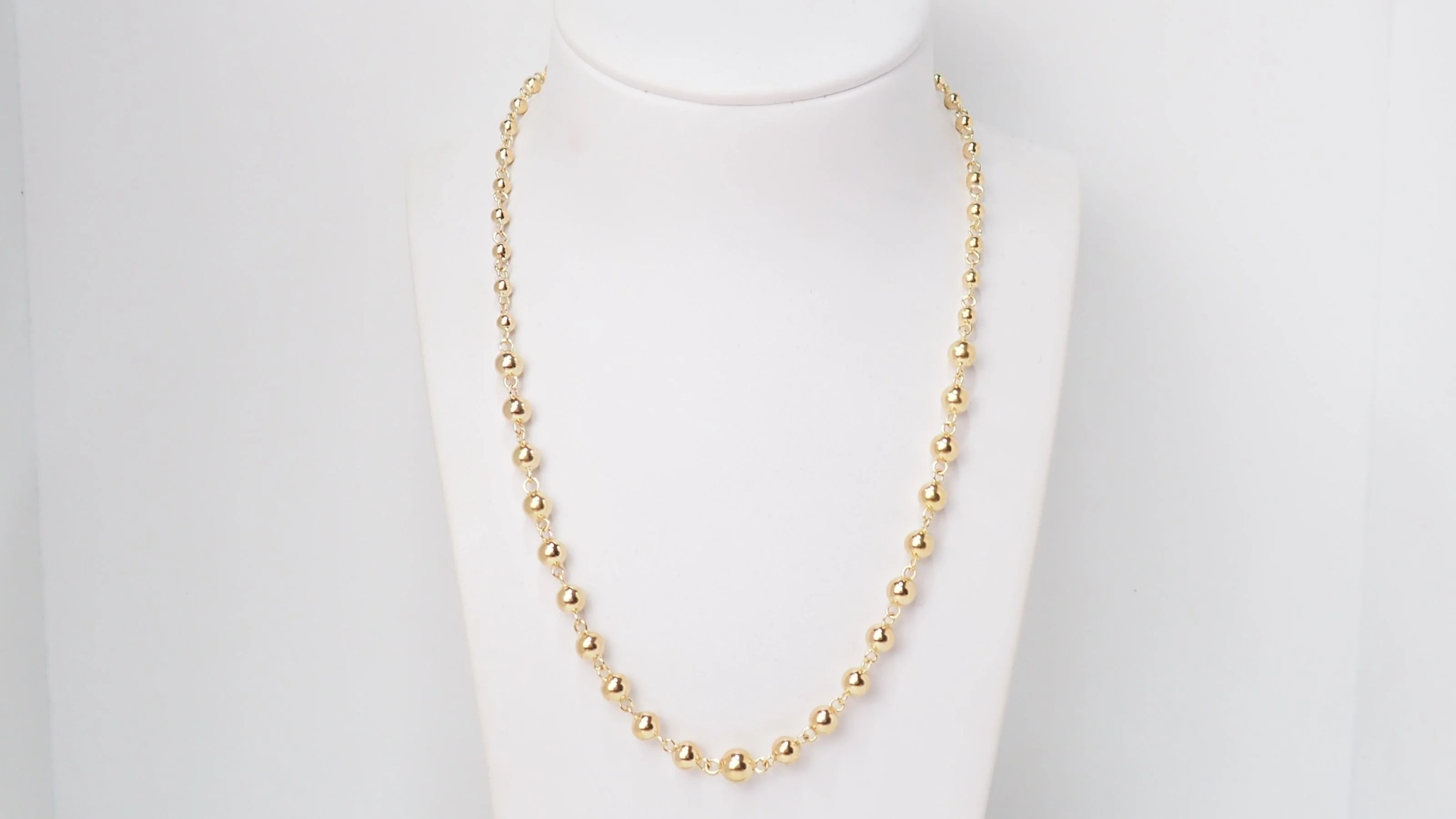 Marseille necklace in yellow gold