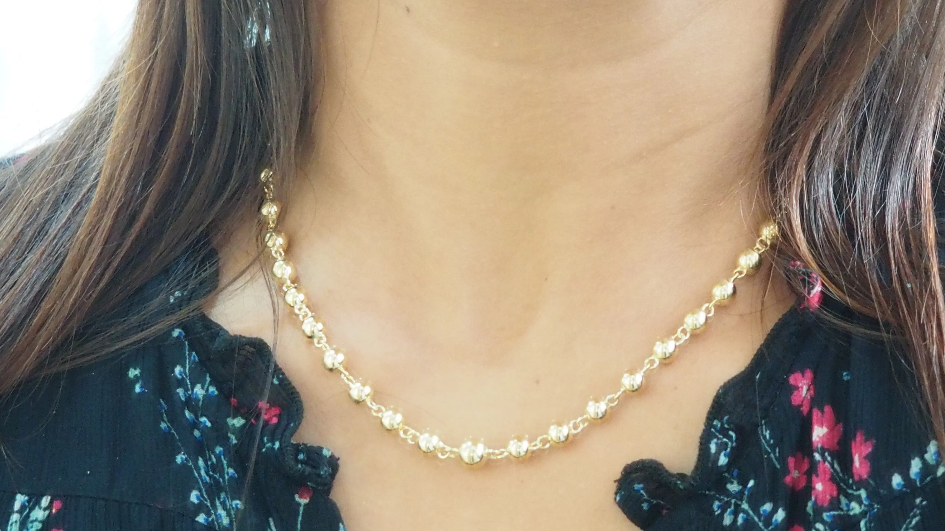 Marseille necklace in yellow gold - Image 7