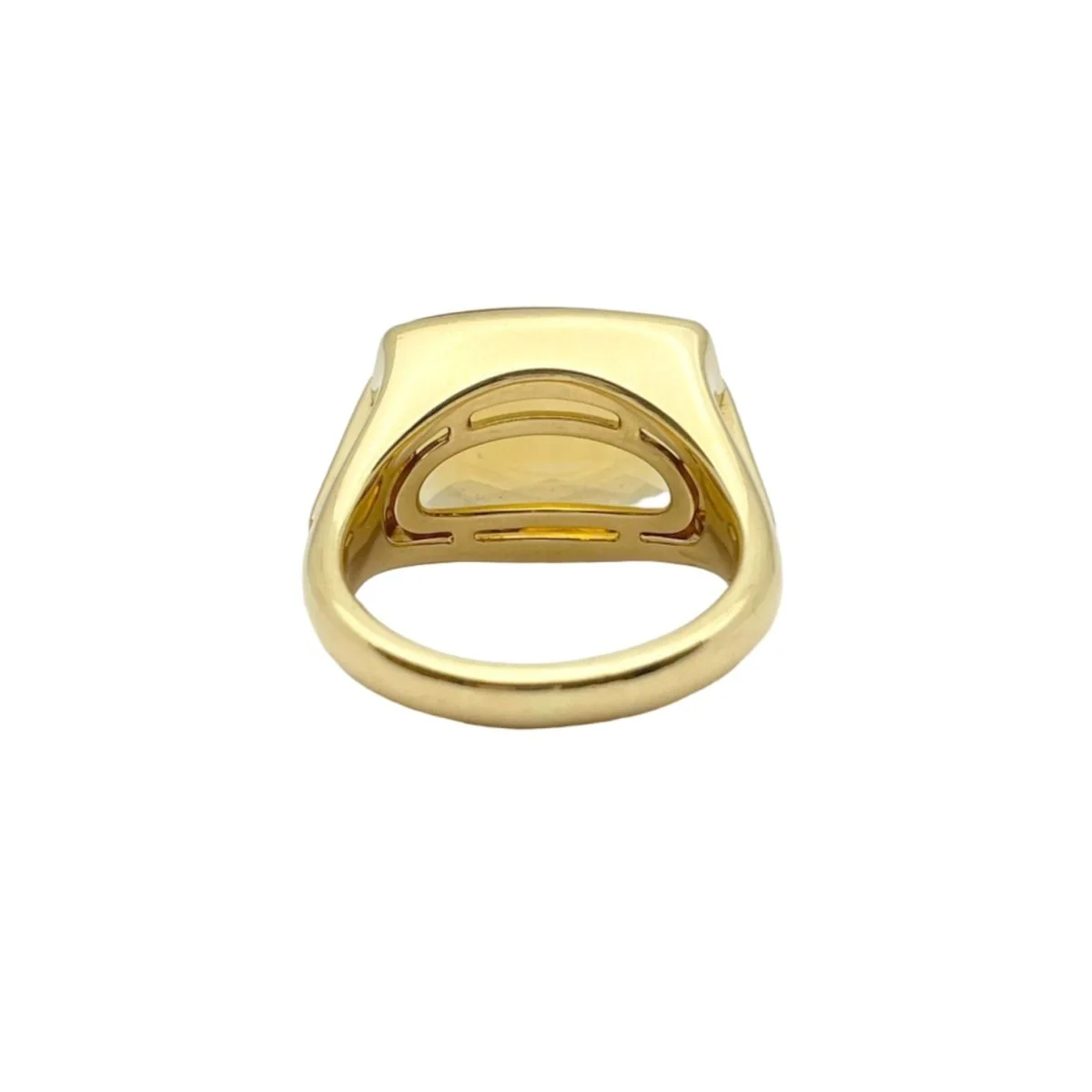 BULGARI "Metropolis" Cocktail Ring in yellow gold and citrine - Image 3