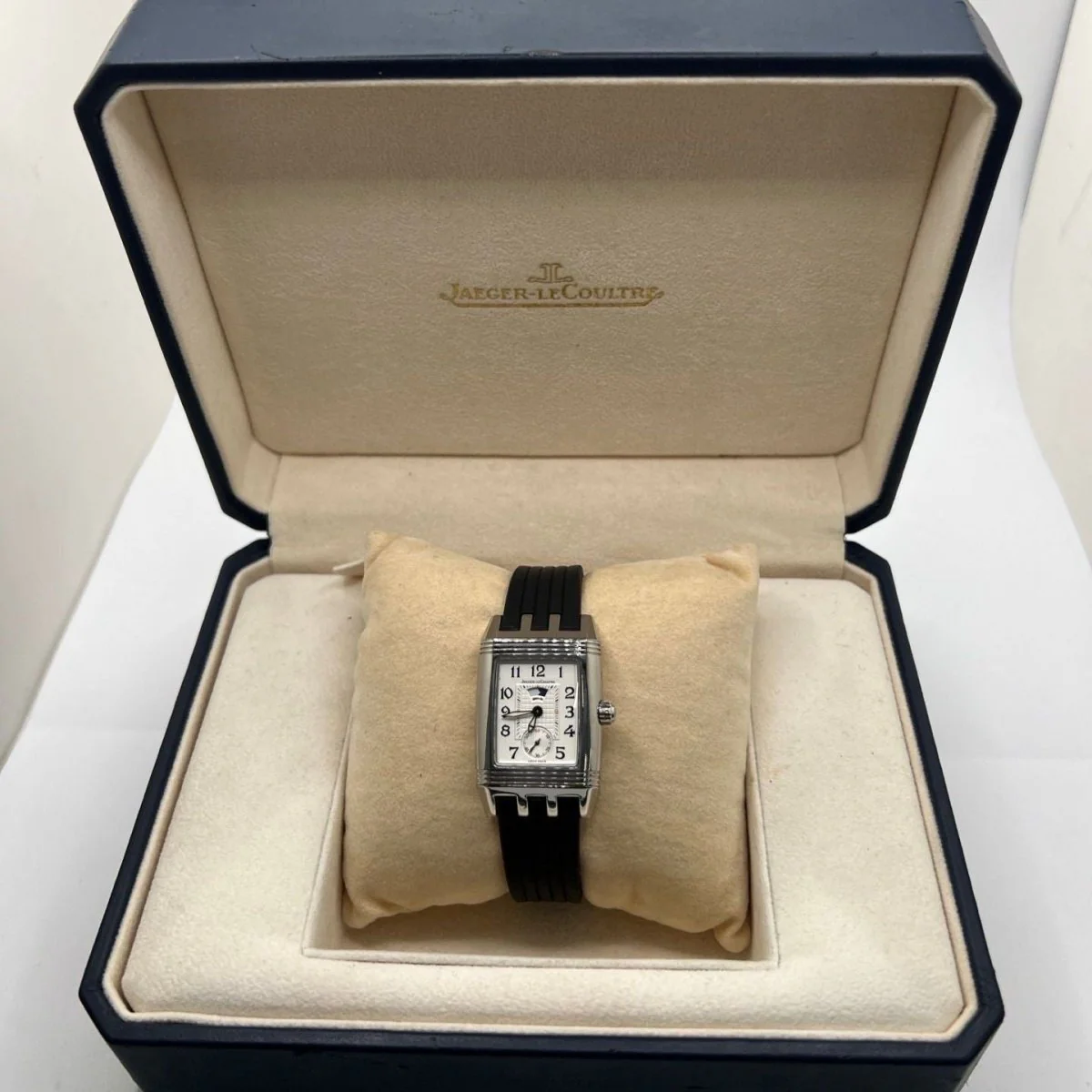 JAEGER-LECOULTRE "Reverso Duetto" steel watch - Image 4