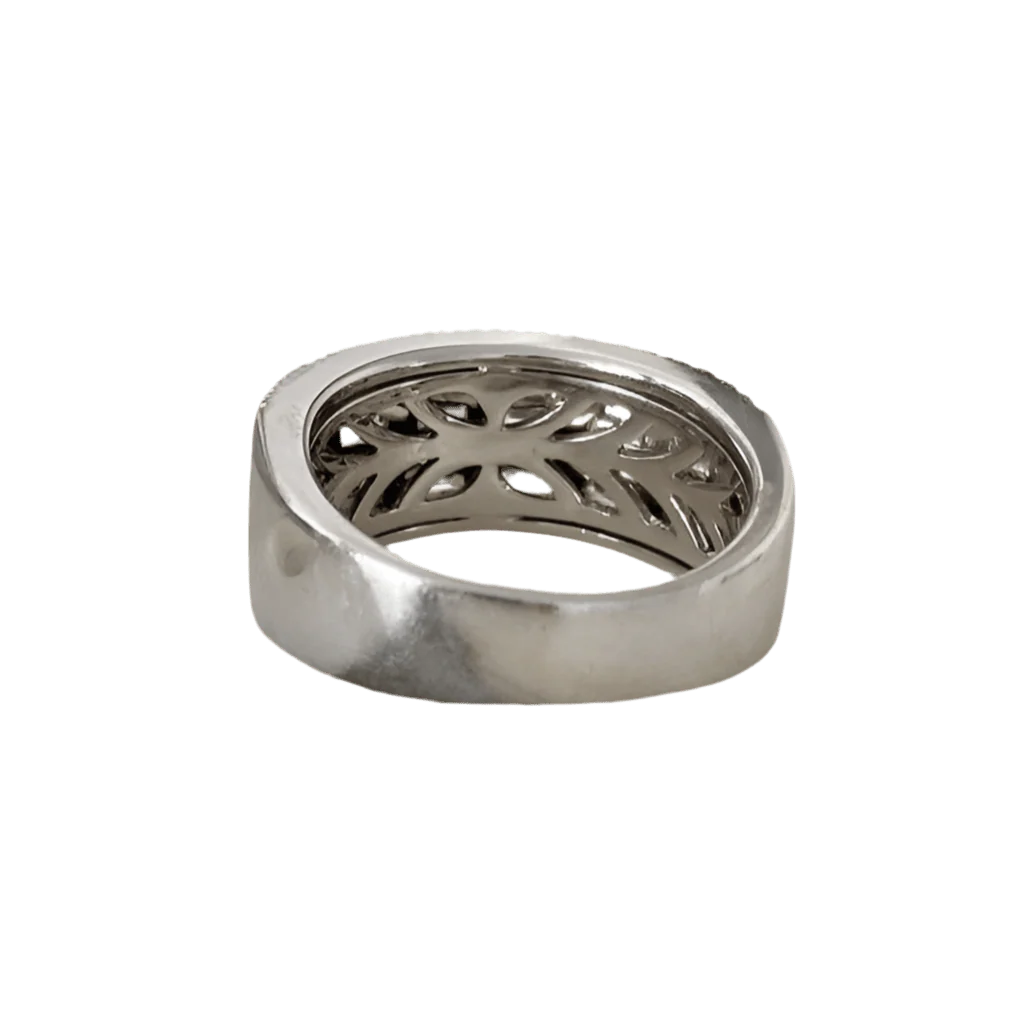 Ring at white gold and diamonds - Image 4