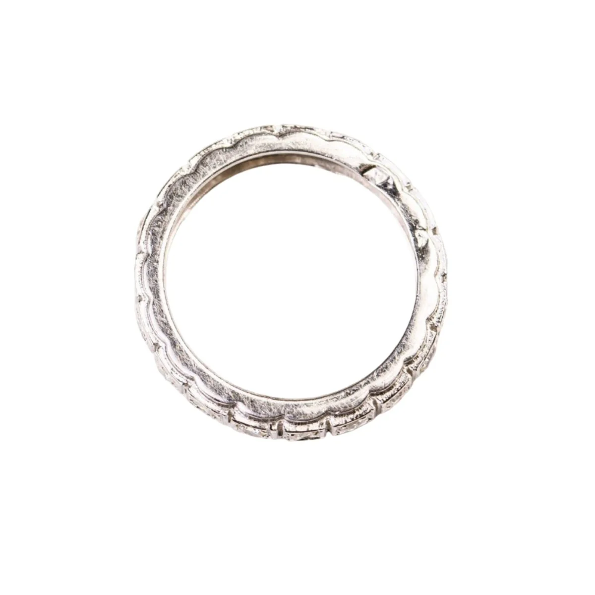 Alliance ring in white gold and diamonds - Image 3
