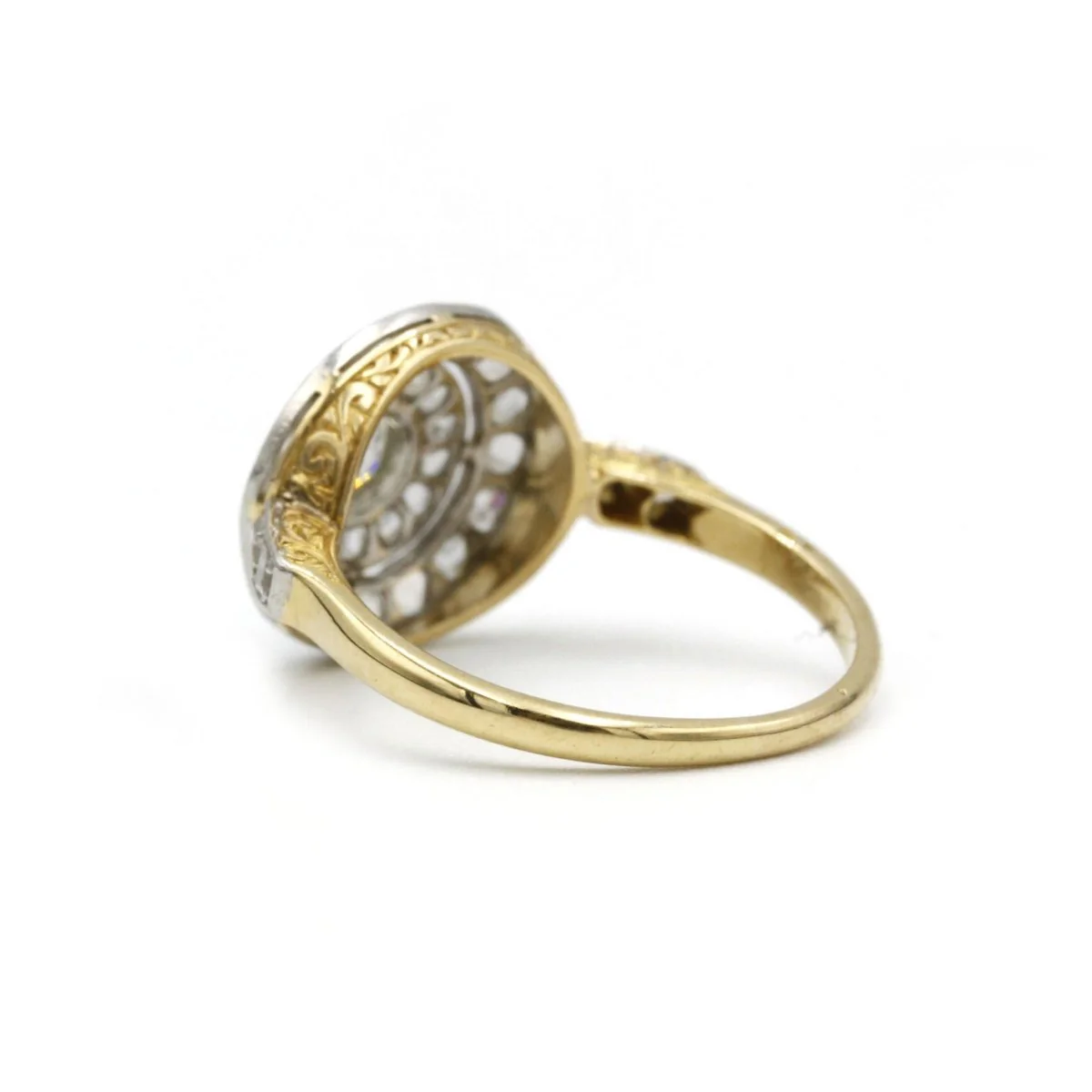 Ring in yellow gold and diamonds. - Image 4