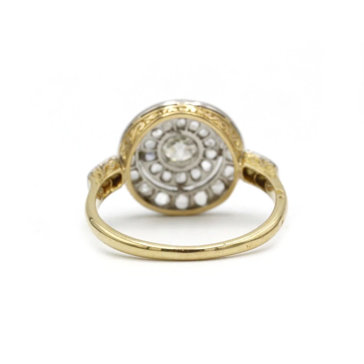 Ring in yellow gold and diamonds. - Image 5