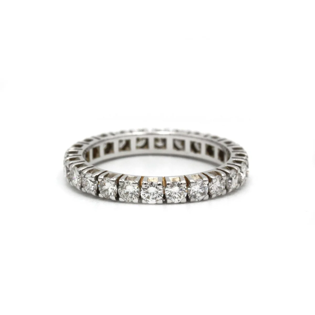 Ring Alliance in white gold and diamonds
