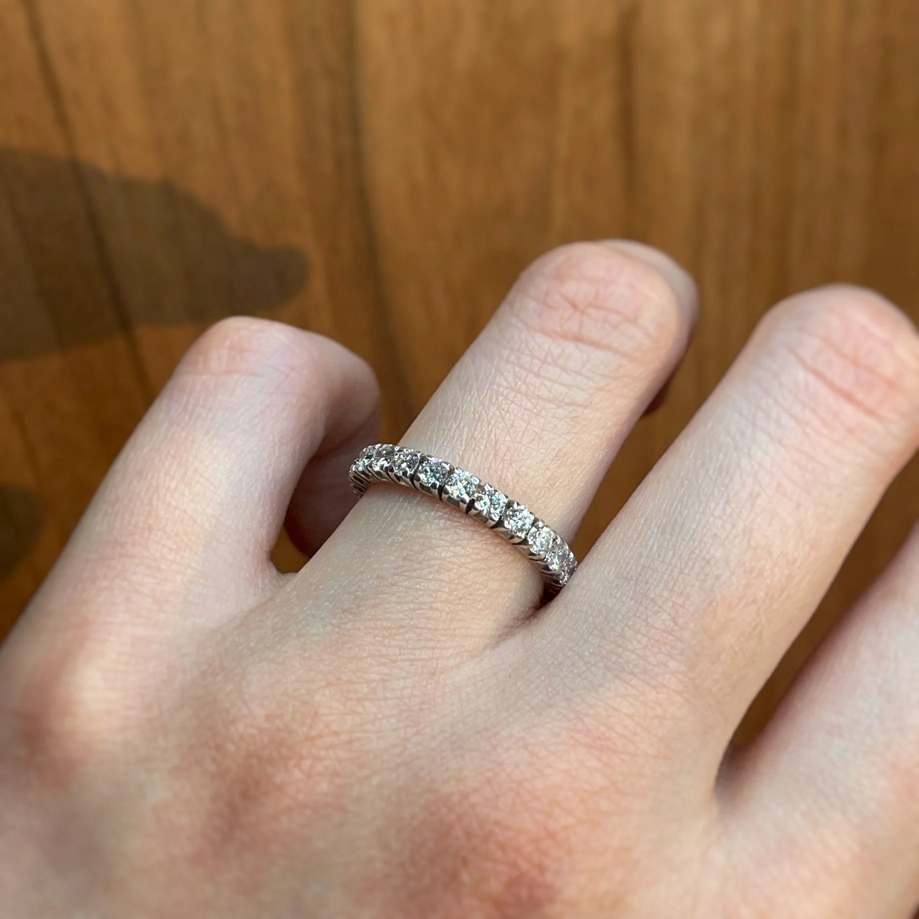 Ring Alliance in white gold and diamonds - Image 4