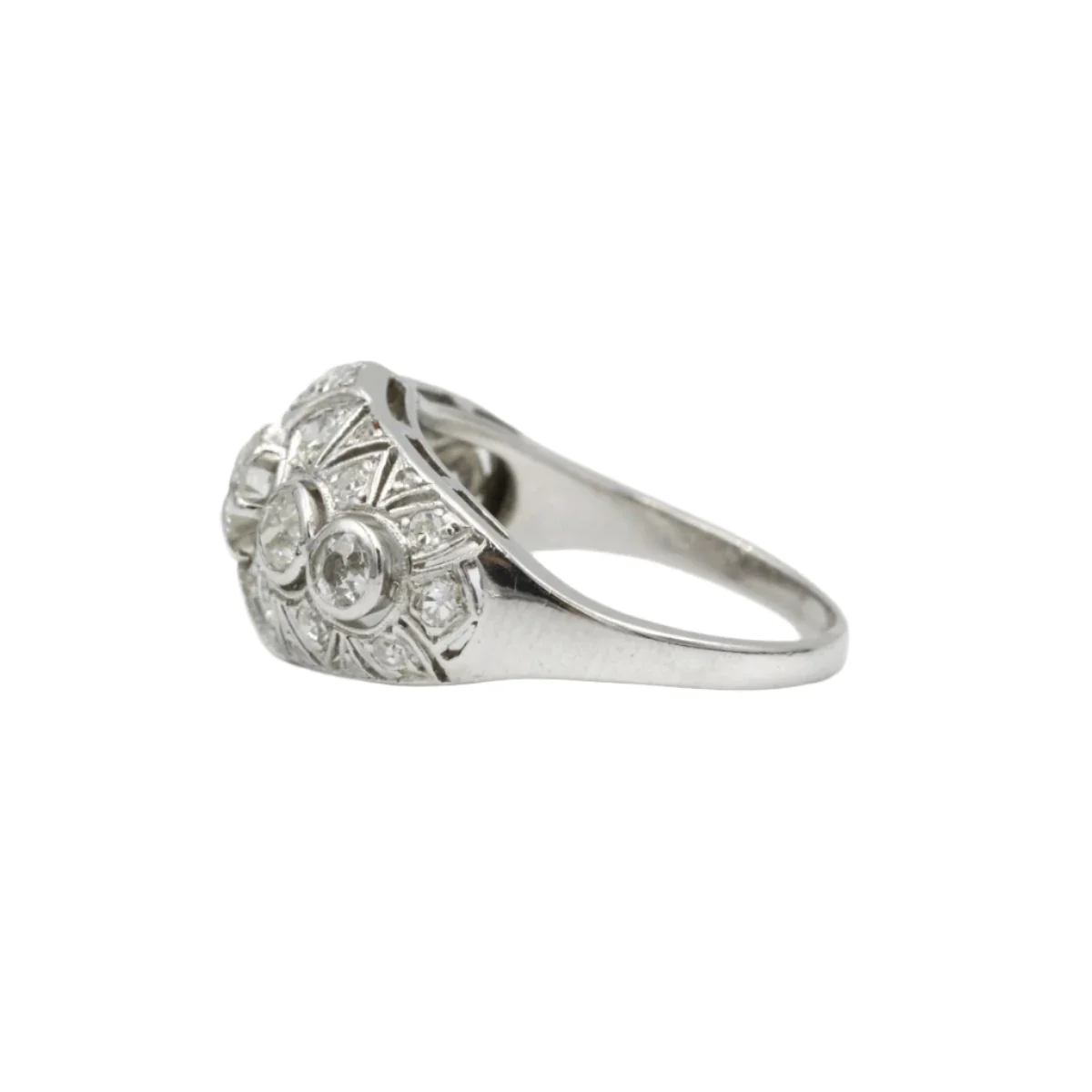 Ring - Platinum & diamonds - Image 2