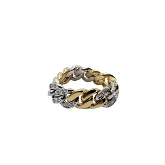 Ring in 18-carat gold with diamonds natural, Pomellato