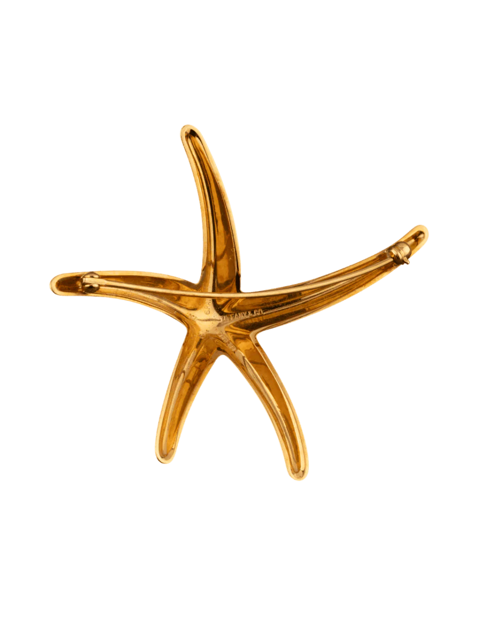 Elsa Peretti for Tiffany & Co. 18K Gold Starfish Brooch - Image 3