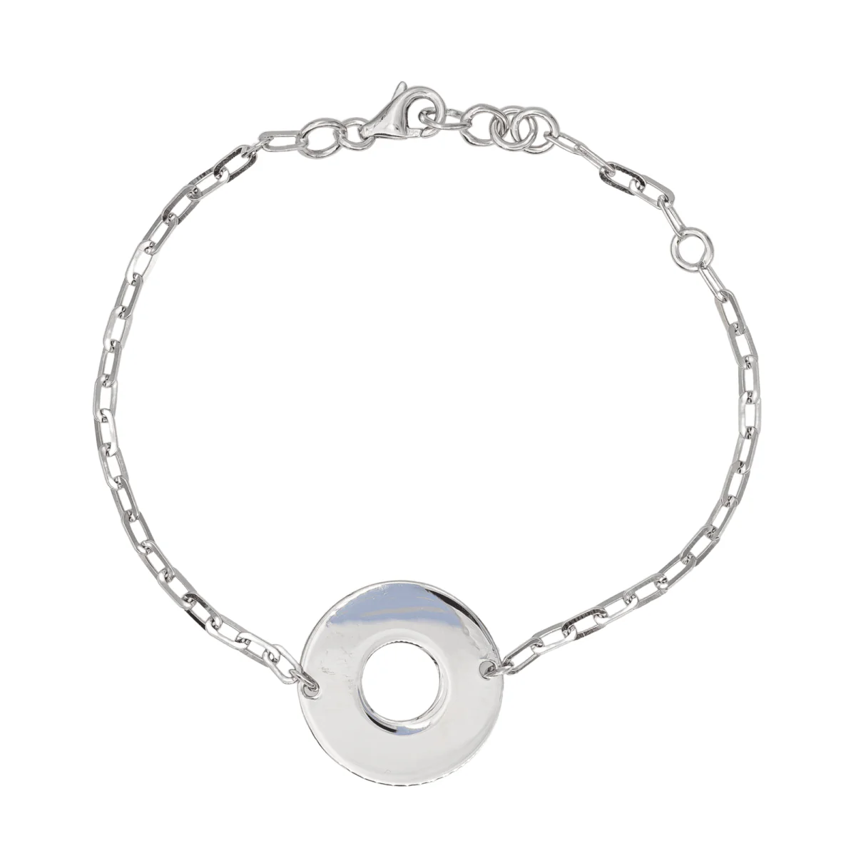 Link Bracelet in white gold - Image 4