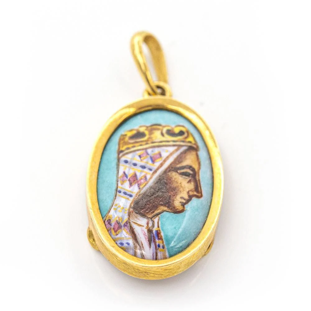 Pre-owned Montserrat Medal in gold and Enamel