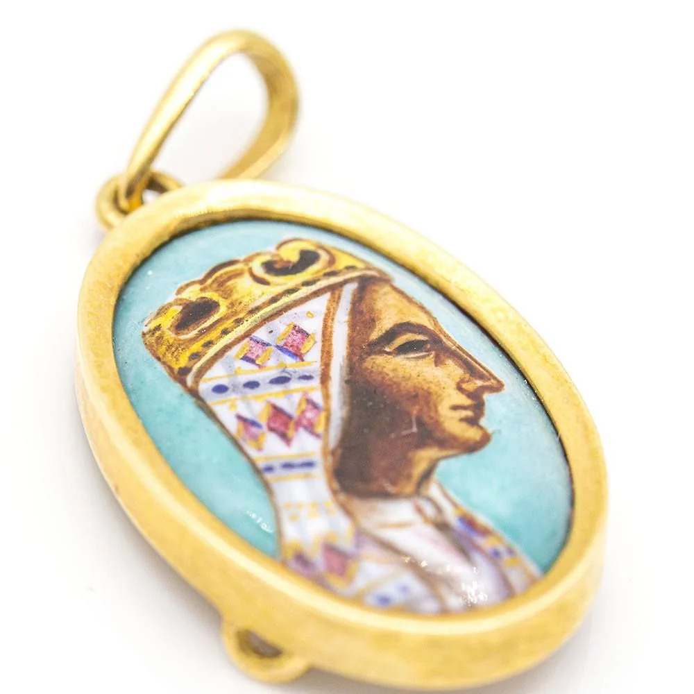Pre-owned Montserrat Medal in gold and Enamel - Image 2