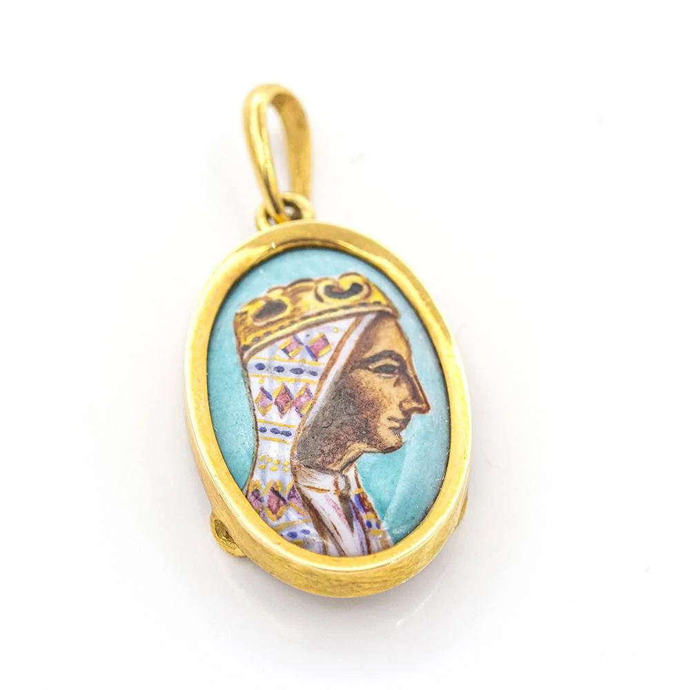 Pre-owned Montserrat Medal in gold and Enamel - Image 4