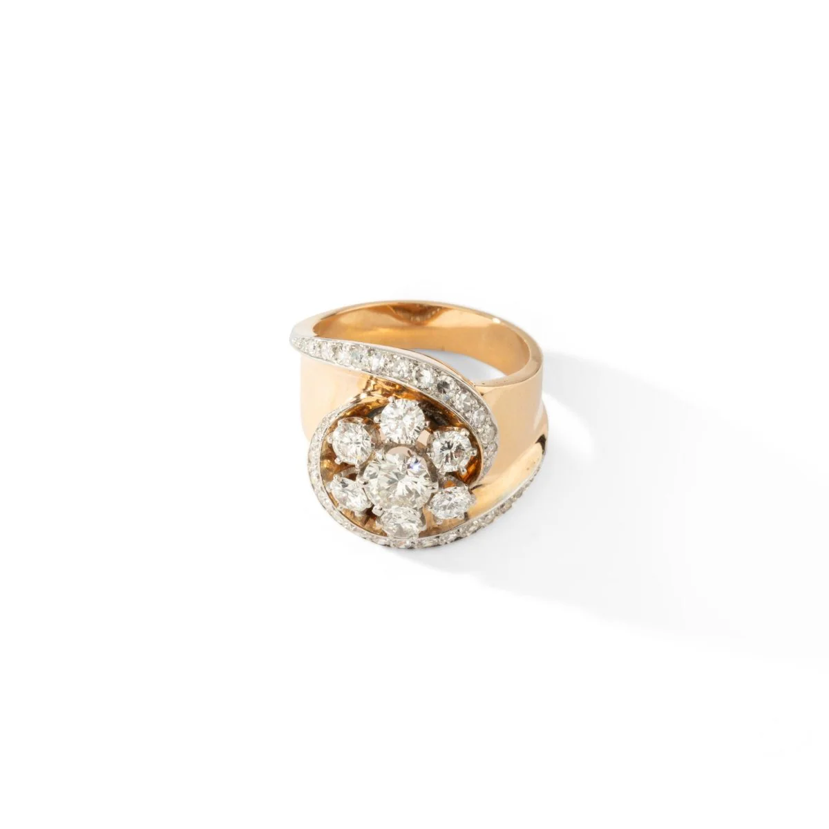 1950s era tourbillon ring - Image 2