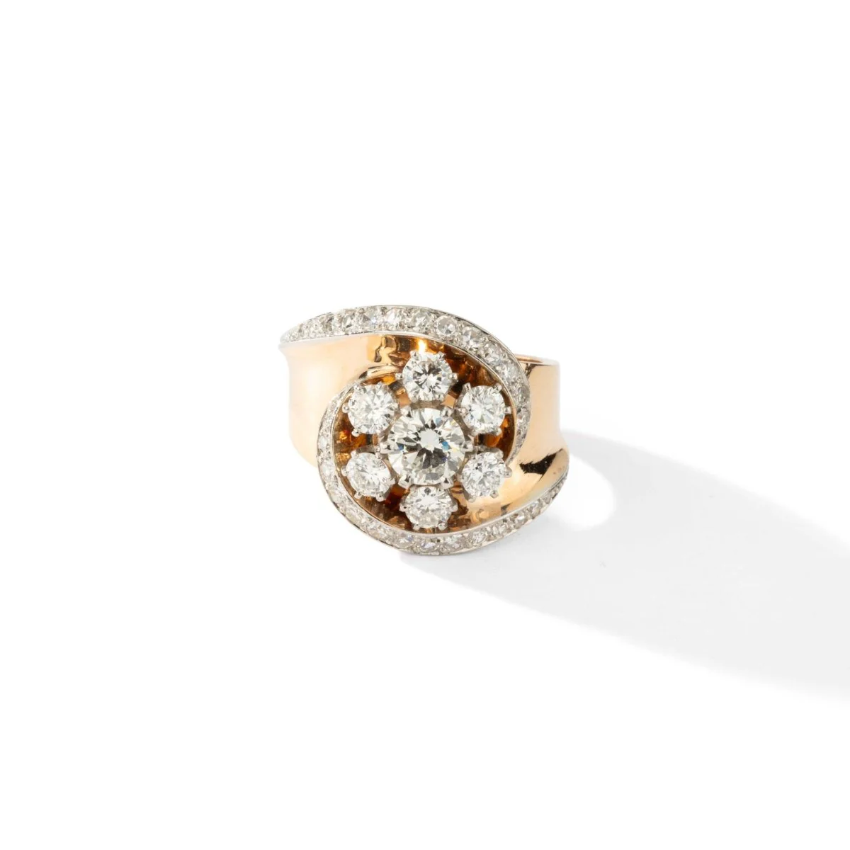 1950s era tourbillon ring - Image 4