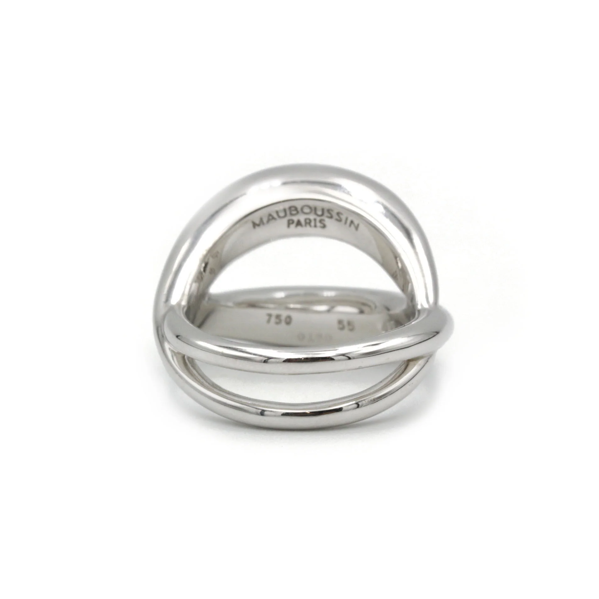 MAUBOUSSIN “Twins” ring in white gold - Image 2