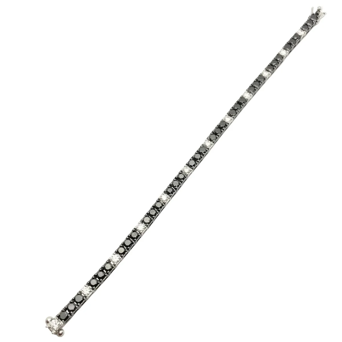 Ligne bracelet in white gold and diamonds - Image 3