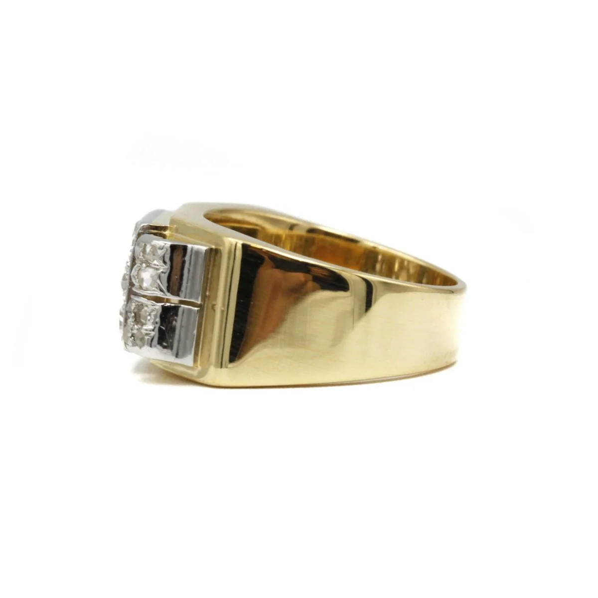 Ring - Gold, Platinum and diamonds - Image 2