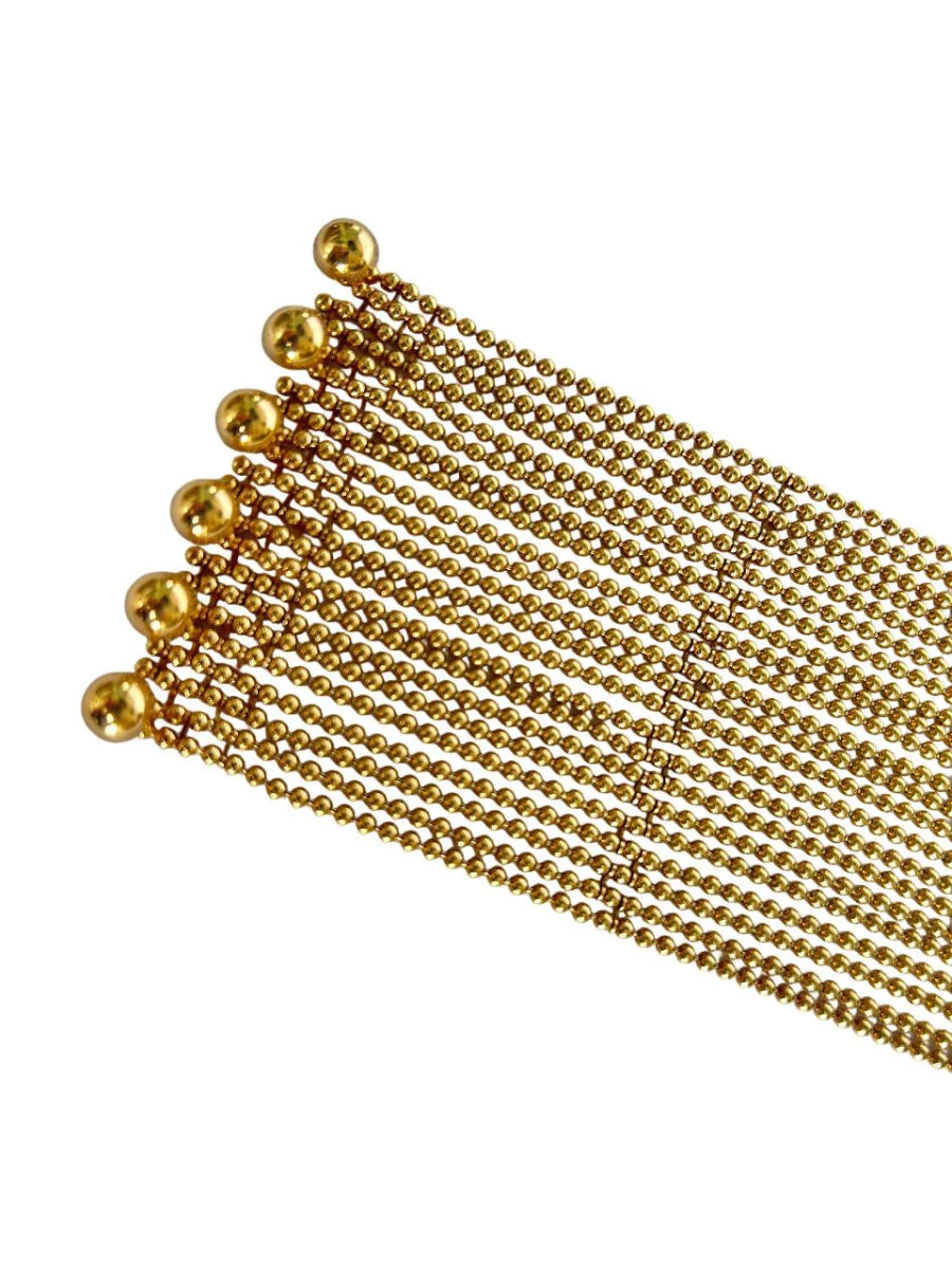 CARTIER Draperie large model cuff bracelet in yellow gold, with its certificate of origin - Image 3