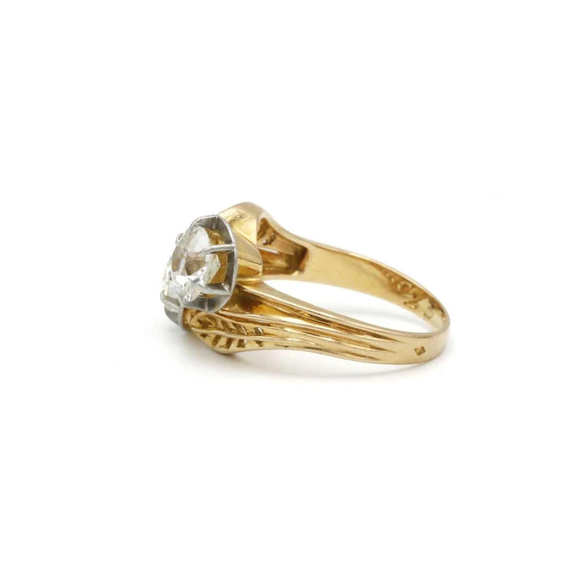 Ring - Gold, Platinum & diamonds - Image 2