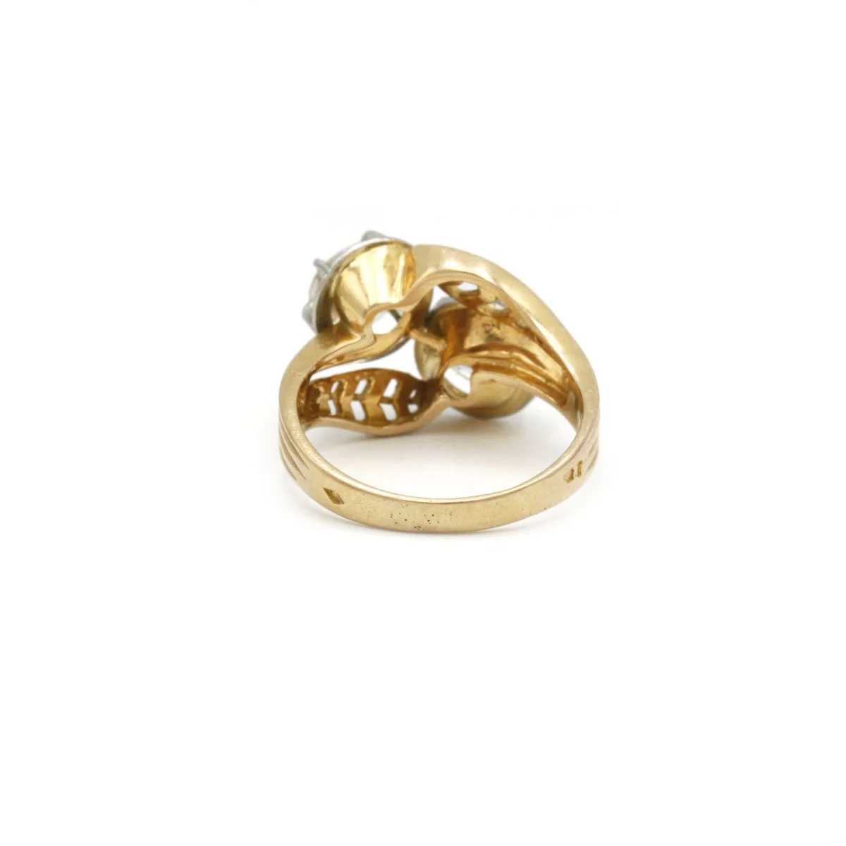 Ring - Gold, Platinum & diamonds - Image 3