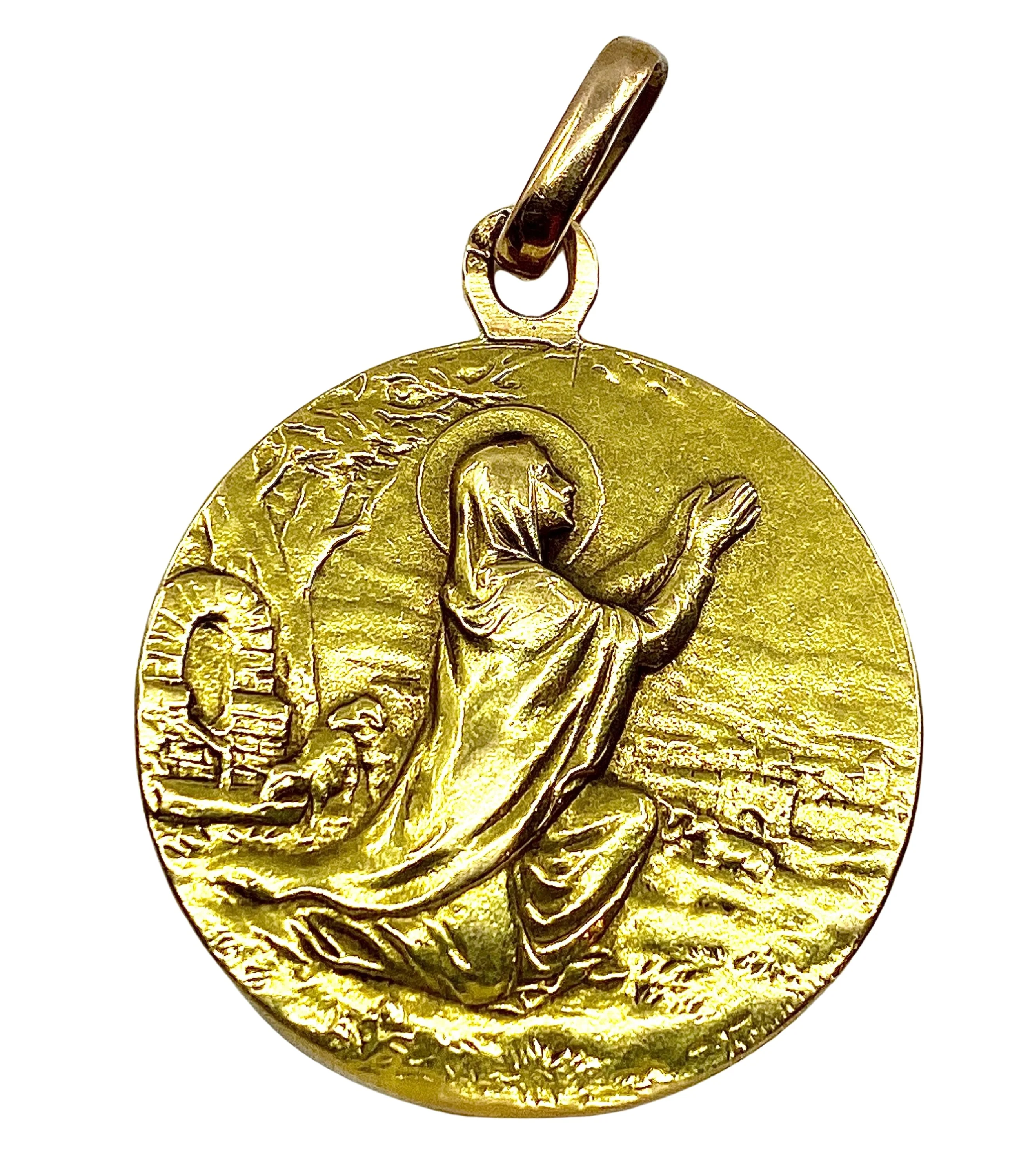 Medal in yellow gold