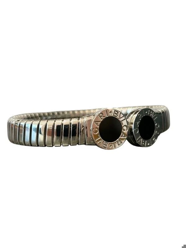 Bracelet BULGARI in steel and onyx