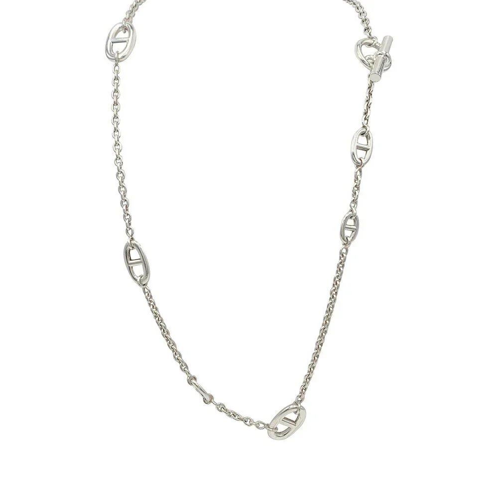 HERMÈS "Farandole" silver necklace